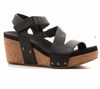 Spring Fling Wedges BLACK by Corkys - Final Sale