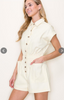 Look at Me Twill Romper - Final Sale