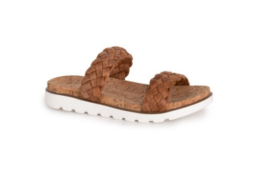 CORKYS Moonlight Braided Sandal - Cognac