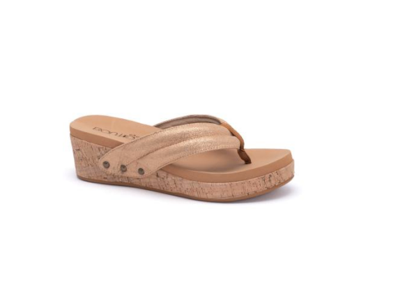 CORKYS Wish Wedge Flip Flop - Rose