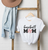 Baseball Mom With Ball Graphic Tee