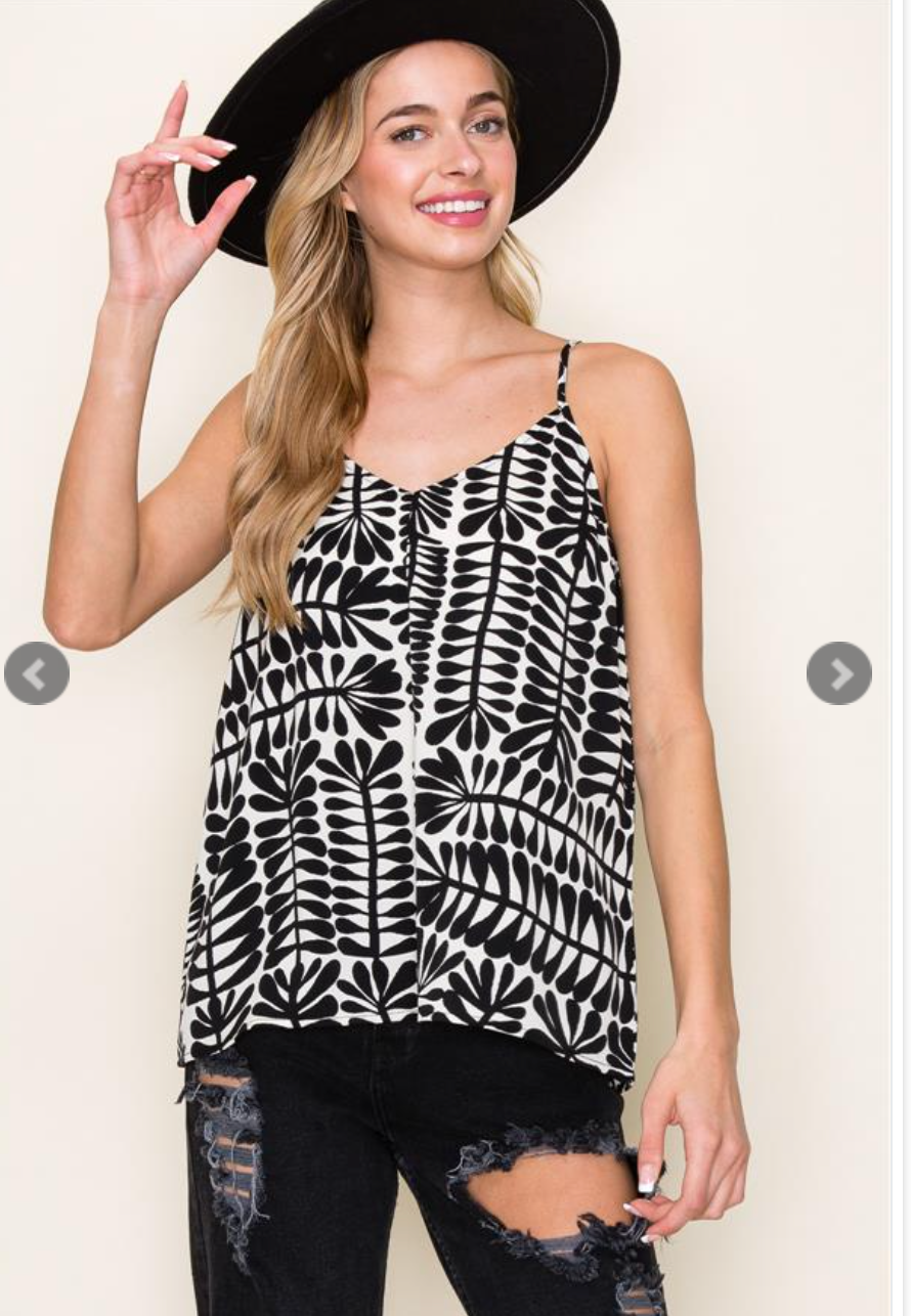 Geo Print Tank Top | Staccato