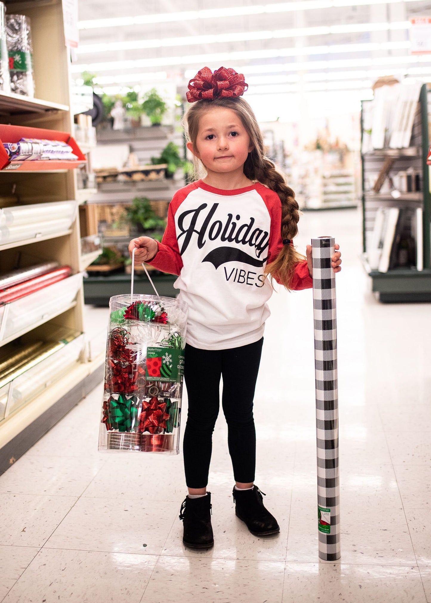  Holiday Vibes Baseball Top | YOUTH, CLOTHING, BAD HABIT APPAREL, BAD HABIT BOUTIQUE 