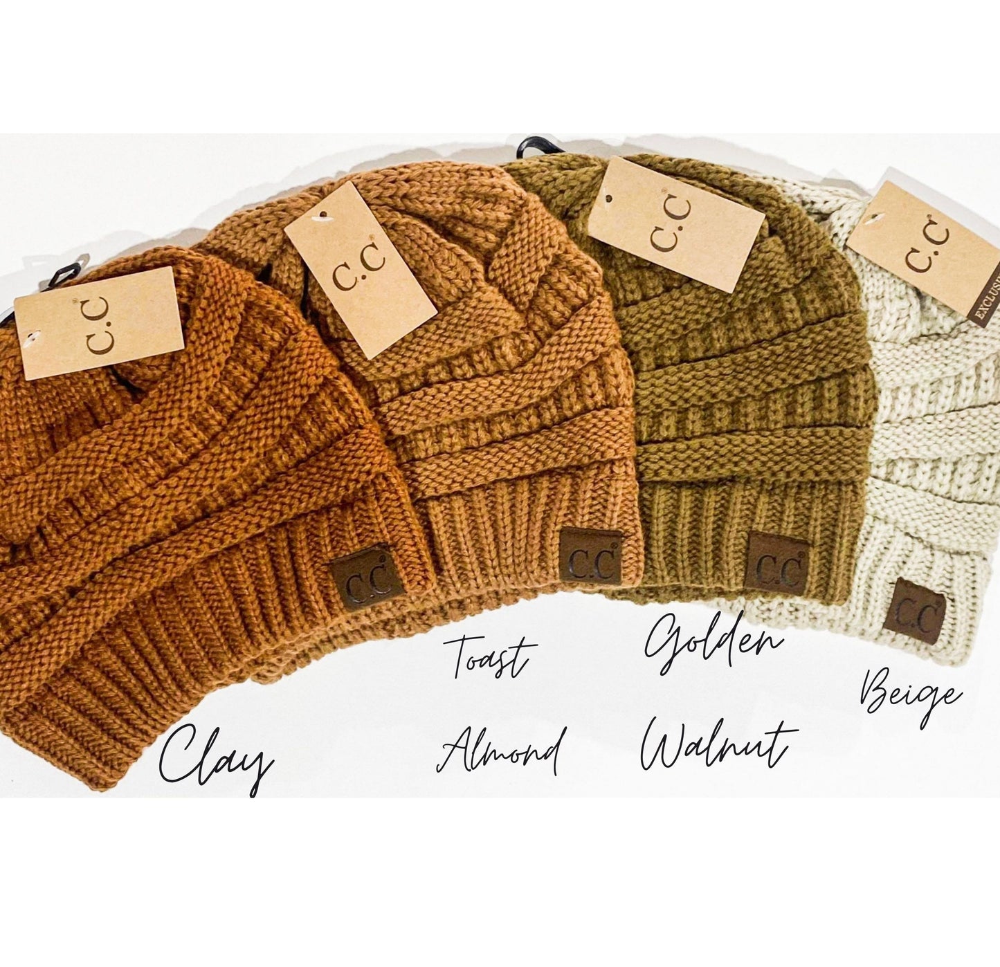 C.C. Beanie - Neutral Tones