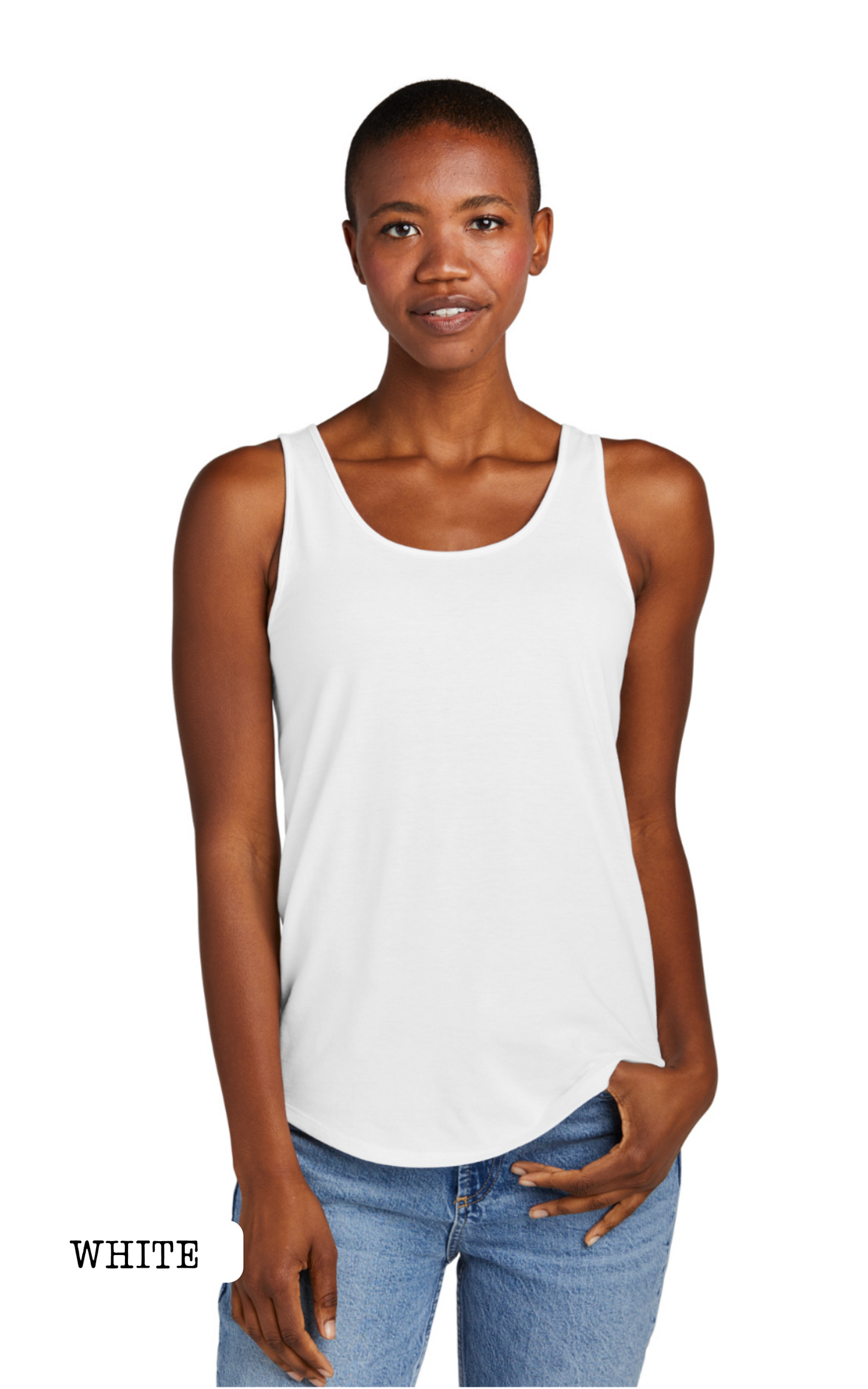 White Women’s Perfect Tri® Relaxed Tank