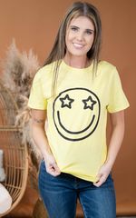 STAR SMILEY T-SHIRT** - Final Sale
