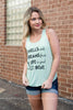 Seashell Dreams Tank - BAD HABIT BOUTIQUE 