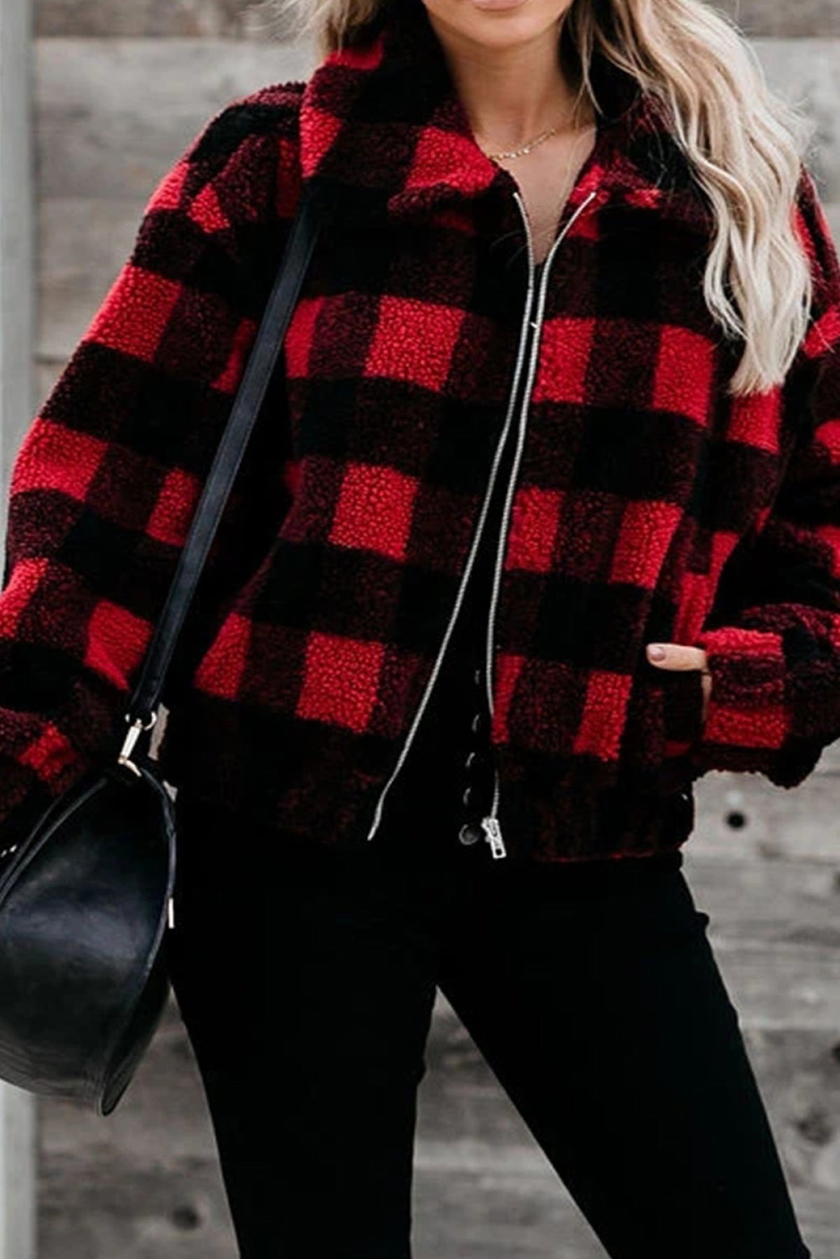 buffalo plaid coat 