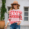 Christmas Snowflake Pullover Long Sleeve Knitted Sweaters