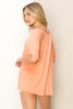 AT REST OVERSIZED SHORT SLEEVE TOP - Final Sale