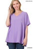 LAVENDER The Crispin Airflow Dolman Top