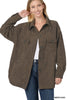 Sara's Steals & Deals: Oversized Corduroy Button Front Shacket - Part 2 - Final Sale