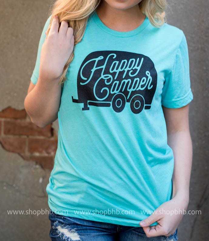 Happy Camper T-Shirt | Unisex Fit - BAD HABIT BOUTIQUE 