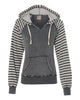 BEACHAHOLIC Striped Hoodie - Final Sale - BAD HABIT BOUTIQUE 