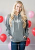 Coffee Is My Lifeline Hoodie | Gray - BAD HABIT BOUTIQUE 