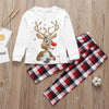 Christmas Elk Plaid Print Family Matching Set