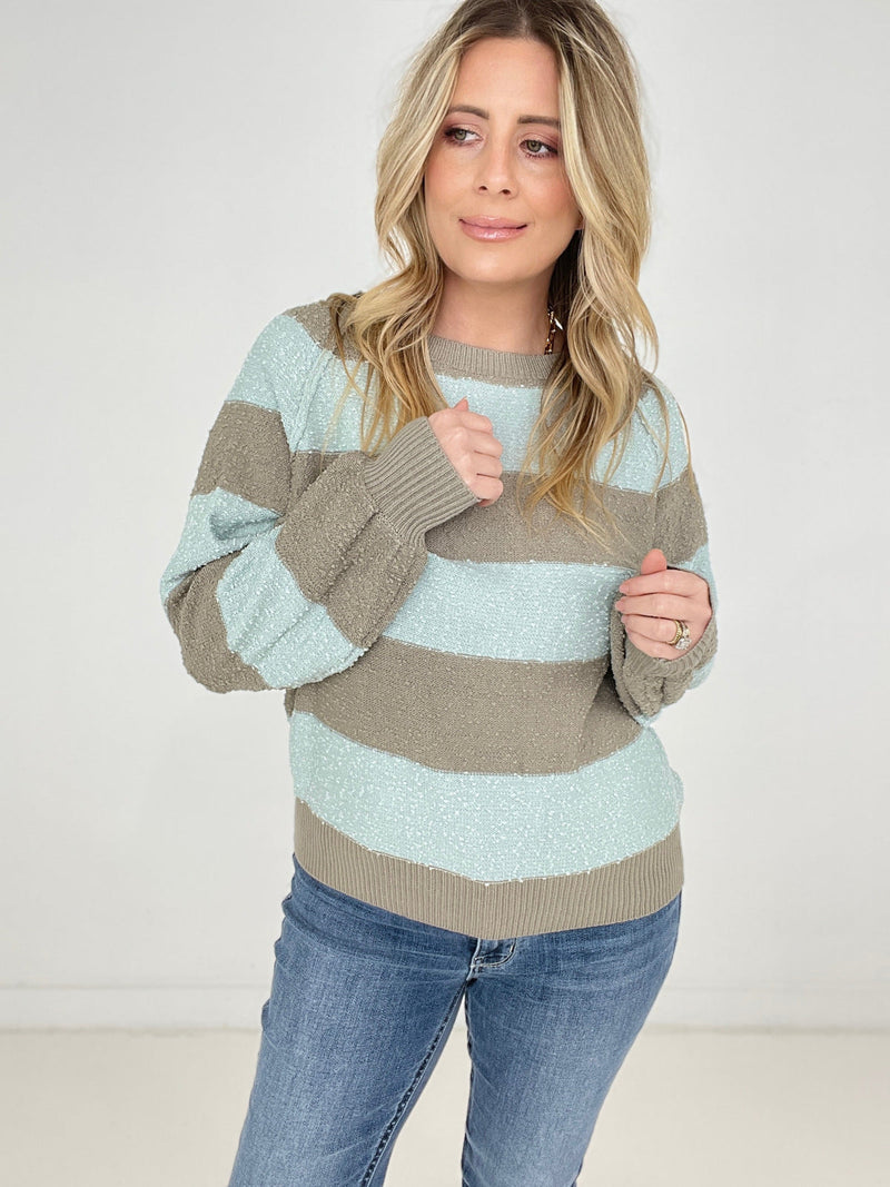 Zenana Colorblock Sweater