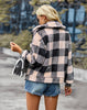 fleece plaid shacket 