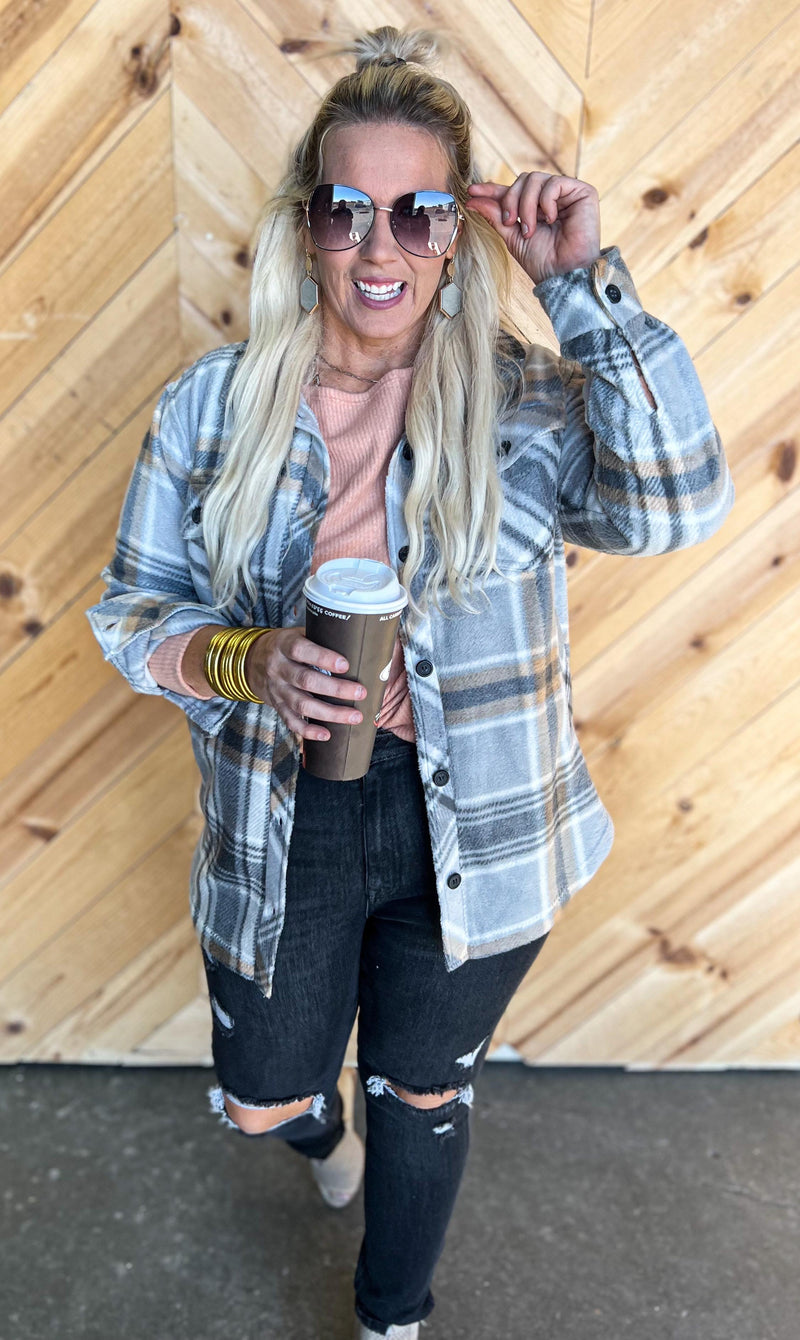 Distressed  Roll Up Jean by White Birch
