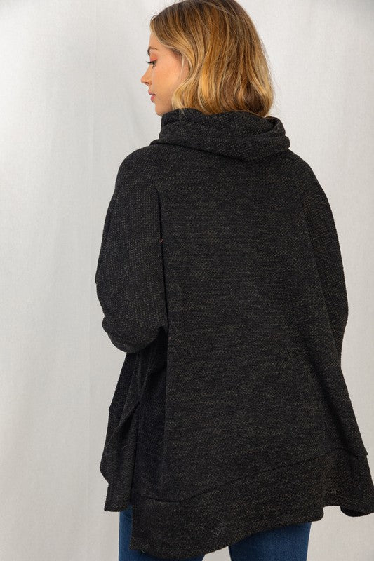 Black Cowl Neck Sweater | FINAL SALE