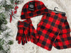 buffalo plaid gift set 