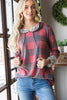 Buffalo Plaid & Stripe Pullover Hoodie - Final Sale