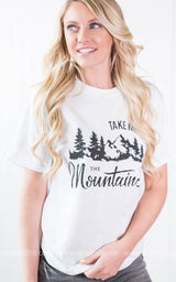 Take Me to the Mountains T-Shirt - BAD HABIT BOUTIQUE 