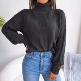 black cable knit sweater 