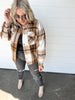 Camel Plaid Shacket