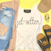 Jet-setter Travel Tank Top - BAD HABIT BOUTIQUE 