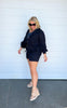 FRENCH TERRY BUTTON DOWN CARDIGAN & SHORTS SET *Final Sale**