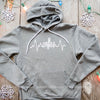 Coffee Is My Lifeline Hoodie | Gray - BAD HABIT BOUTIQUE 