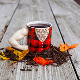 Channel the Flannel Coffee Mug - BAD HABIT BOUTIQUE 