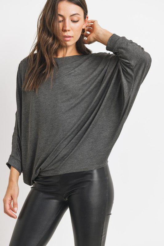 Loose Fit Dolman Top - Final Sale