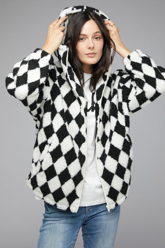 Diamond Checkered Jacket