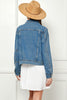 Classic Trucker Cropped Denim Jacket