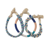 3 Colored Cotton Bracelets - Final Sale