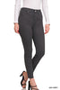 High Rise Color Denim Skinny Pants