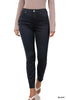 High Rise Color Denim Skinny Pants