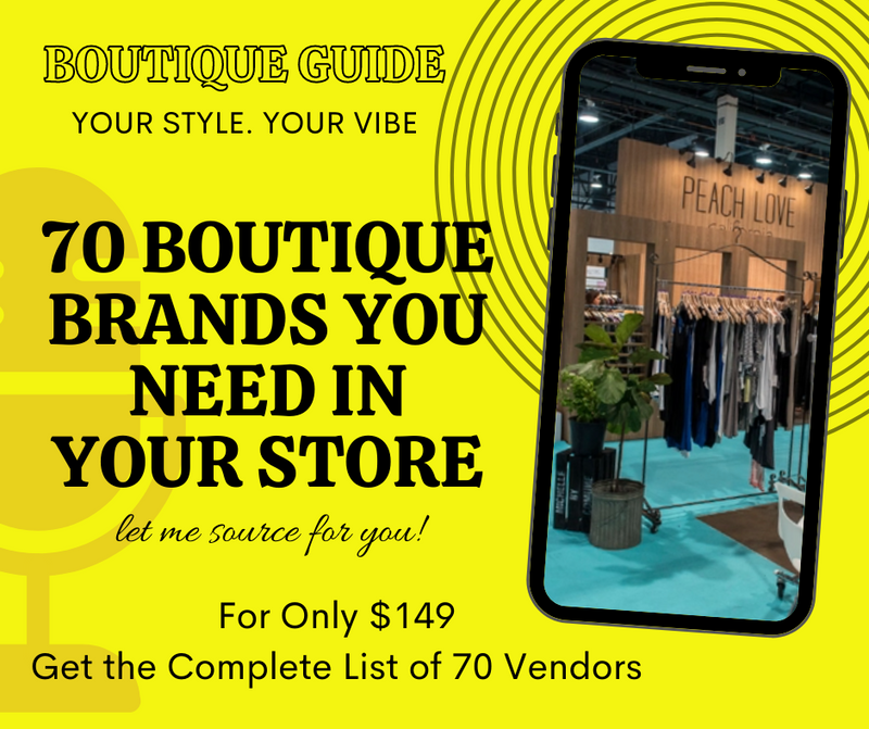 70 Boutique Brands Complete Vendor List