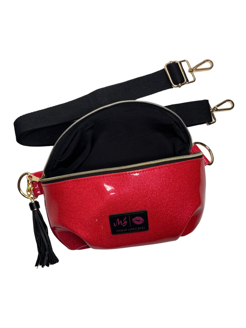 LIVE BOX- Sidekick Bag Glitter Coral