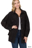 Sara's Steals & Deals: Oversized Corduroy Button Front Shacket - Part 2 - Final Sale