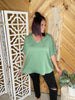 The Crispin Short Sleeve Loose Tunic Top - Final Sale