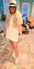 Beige Crochet Romper- Heyson 