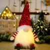 Christmas Sequins With Lights Faceless Doll Decorations