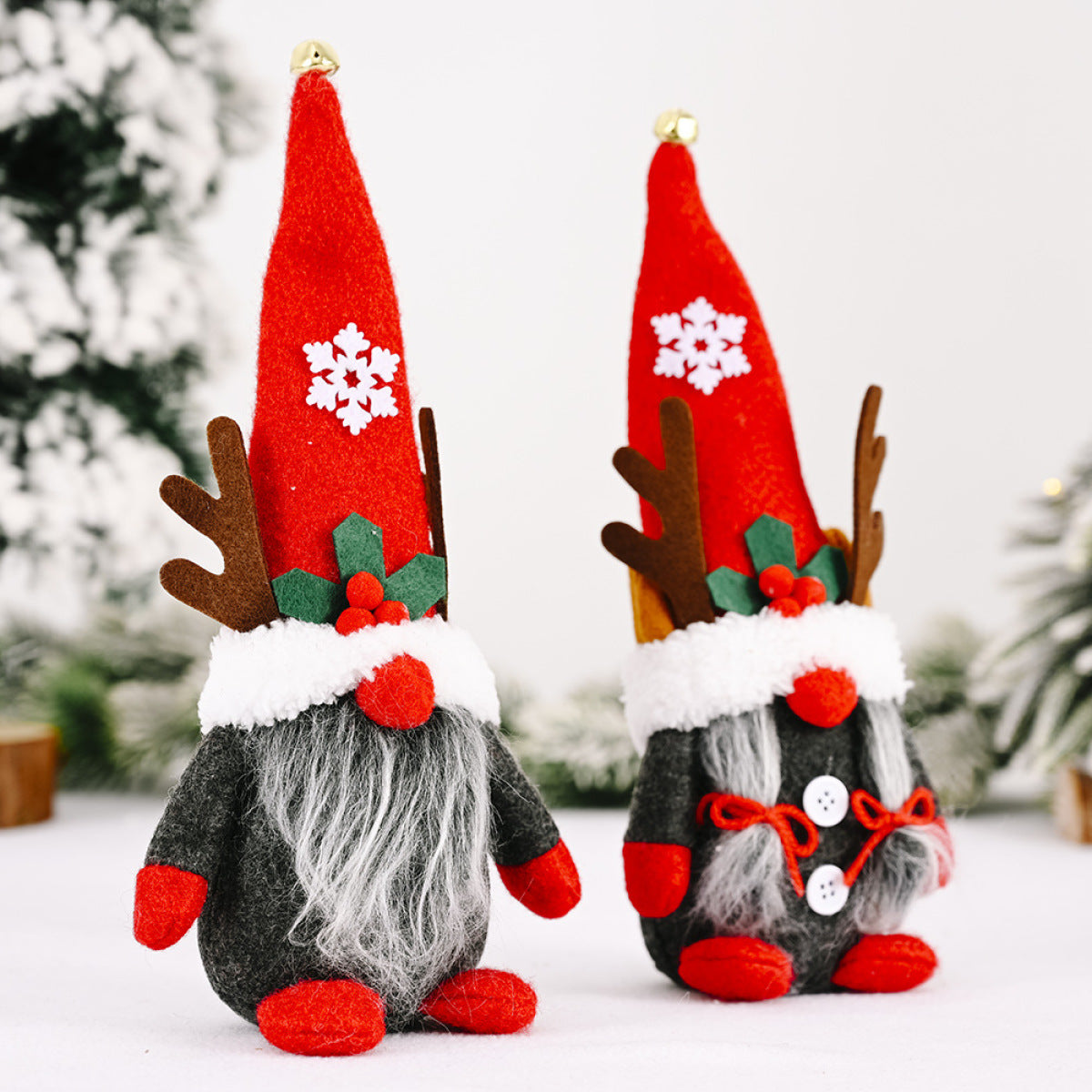 Christmas Antlers Dwarf Faceless Doll Decoration