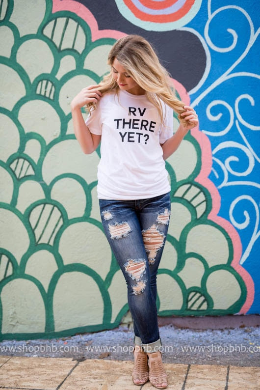 RV THERE YET?  Unisex Tshirt - BAD HABIT BOUTIQUE 