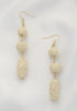 Twine Beaded Dangle Earrings