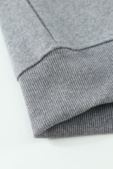 Raglan Patchwork Sleeve Pullover Sweatshirt