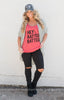 Hey Batter Batter Baseball Tank - red - BAD HABIT BOUTIQUE 